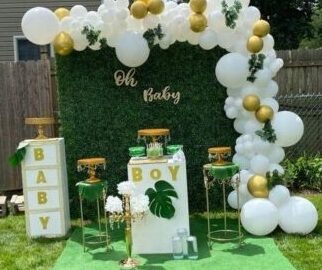 Greenery wall backdrop